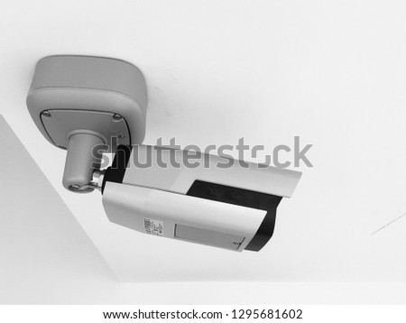 CCTV mounted on ceiling