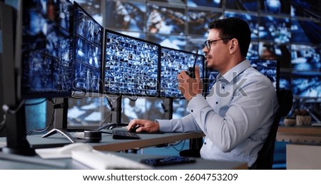 CCTV Security Camera Surveillance Using Multiple Monitors