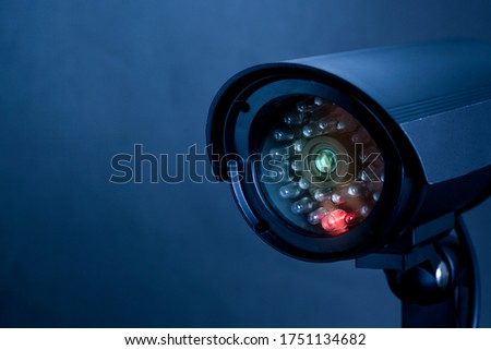 CCTV security online camera in studio