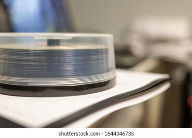 Cd Case On White Table With Multiple Cd