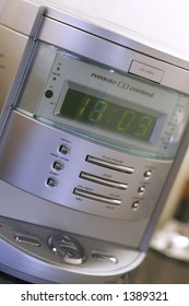 A CD clock radio