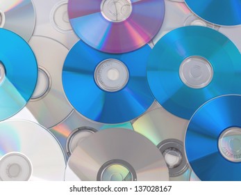 CD, DVD, BD (Bluray) optical discs for music, video and data storage