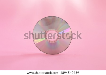 CD and DVD compact discs collection. CD and DVD background concept.