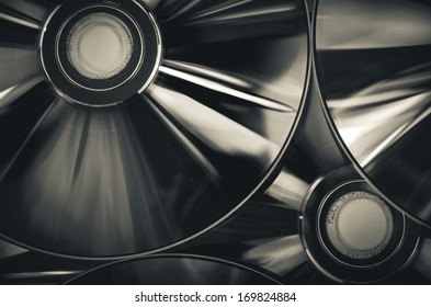 CD dvd or compact disk on white background