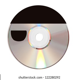 Cd Shaped Like Pirate Isolated White Stock Photo 122280292 | Shutterstock