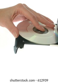 CD trash and hand