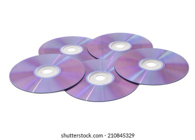 CDs or DVDs or Blu Ray discs 