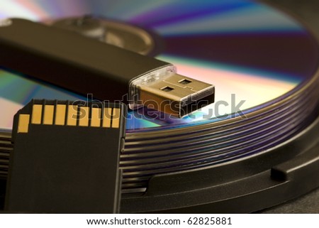 Cds and usb devise with Camera SD card