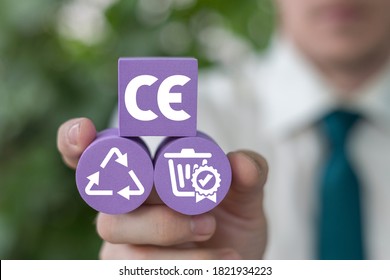 CE European Conformity Certification Mark Business Industry System. - Shutterstock ID 1821934223