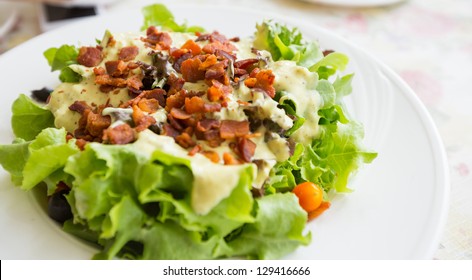 Ceasar Salad With Bacon Bit