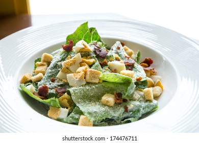 Ceasar Salad With Bacon Bit