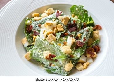 Ceasar Salad With Bacon Bit