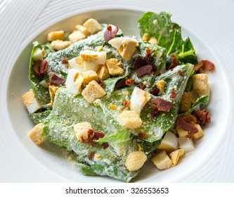 Ceasar Salad With Bacon Bit