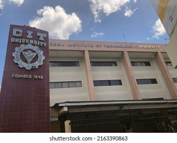 Cebu City, Philippines - May 31, 2022: Cebu Institute Of Technology (CIT) Campus Building Exterior