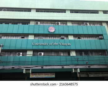 Cebu City, Philippines - May 31, 2022: University Of The Visayas (UV) Campus Building Exterior