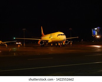 Cebu, Philippines - 04 Mar 2012. Cebu Airport, Night