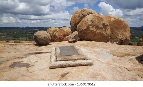 Cecil John Rhodes Grave At Matobo National Park In Zimbabwe