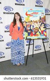 Cecilia Aranovich Attends DC Super Hero Girls Press Room At Wondercon In Anaheim Convention Center On April 2 2017. 