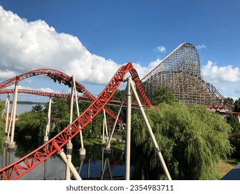 Cedar Point roller coasters in Ohio