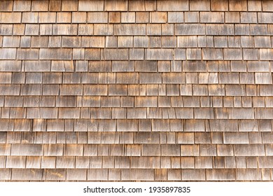 Cedar Shingle Wall Background Texture