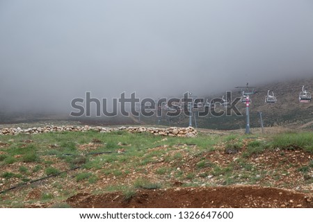 Cedars ski slops summer