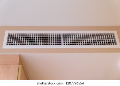 Ceiling Air Condition Vent In Living Room