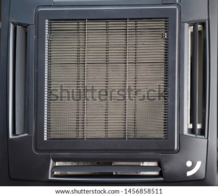 Ceiling air conditioner bottom view
