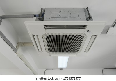 Ceiling Air Conditioner In The Office Building