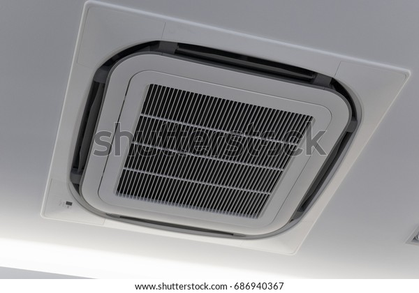 Ceiling Air Conditioning Ventilation Systems Stock Photo Edit Now