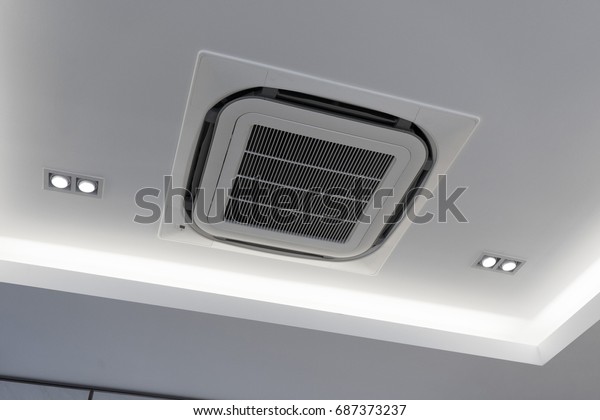 Ceiling Air Conditioning Ventilation Systems Stock Photo Edit Now