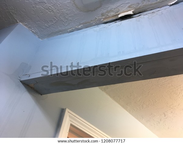 Ceiling Beam Mold Water Damage Leaky Stock Photo Edit Now