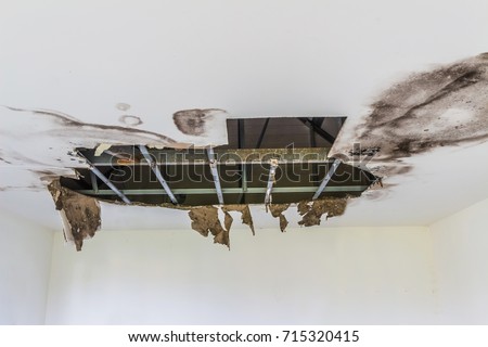 Similar – Image, Stock Photo Damaged roof inside an abandoned house
