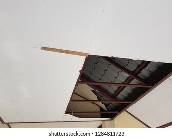 Ceiling Collapse Ceiling Panels Damaged Huge Stock Photo Shutterstock