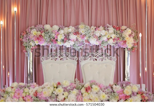 Ceiling Decor Tulle Eclectic Chandeliers Stock Photo Edit Now