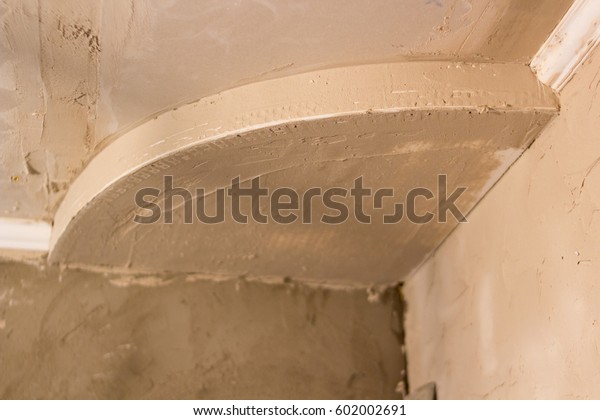 Ceiling Drywall Repair Room Plaster Royalty Free Stock Image