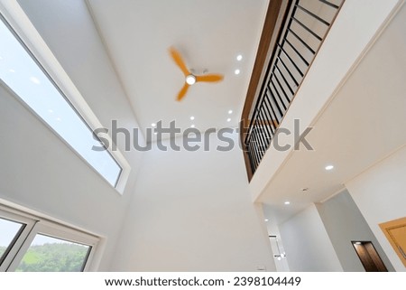 Ceiling fans help with ventilation while keeping your home cool