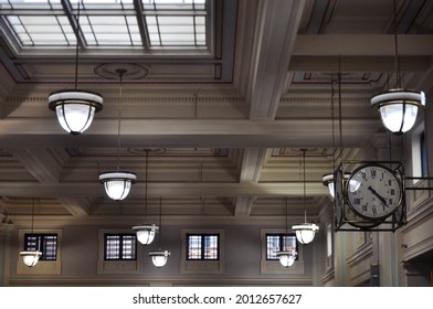 Ceiling Interior At Vancouver Bus Terminal