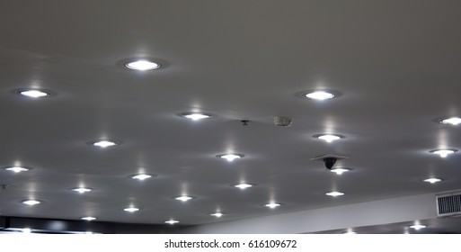 Ceiling light abstract for background