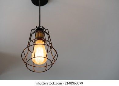 Ceiling Light Bulbs. Vintage Lamp, Bulb Decorative In Home