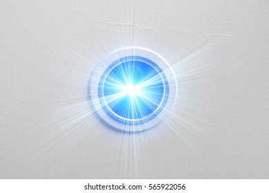 Ceiling light closeup