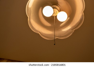 Ceiling Light With A Pull String