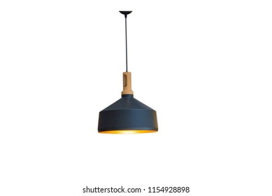 Ceiling lights and black decorations