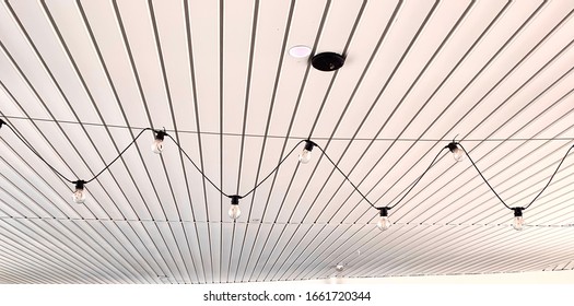 Ceiling lights hanging from the ceiling