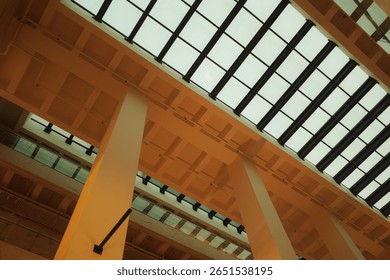Ceiling of the local library