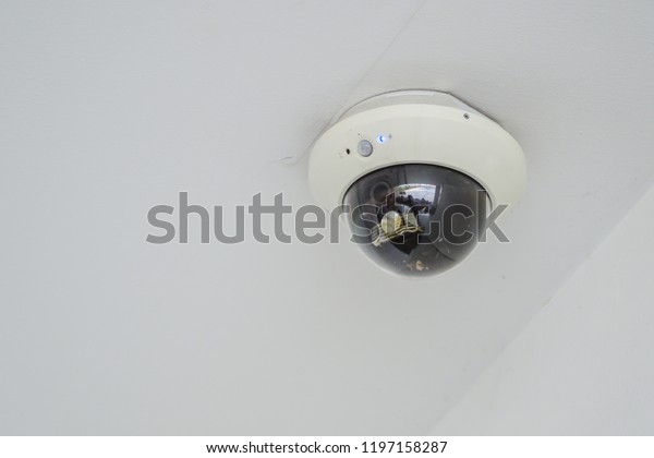 Ceiling Mounted Cctv Camera Property Security Stock Photo Edit