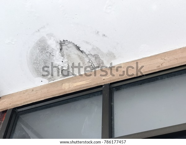 Ceiling Panels Leakage Roof House Rainy Stock Photo Edit