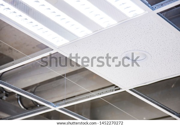 Ceiling Process Repairceiling Tiles Stock Photo Edit Now