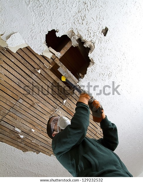 Ceiling Take Down Vertical Shot Below Stock Photo Edit Now