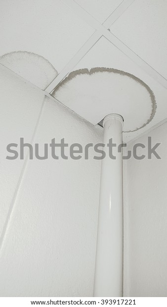 Ceiling Tiles Damaged By Moisture Around Stock Photo Edit Now