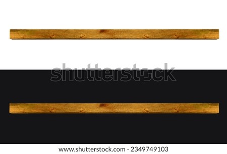 Ceiling wooden - horizontal square rectangular beam